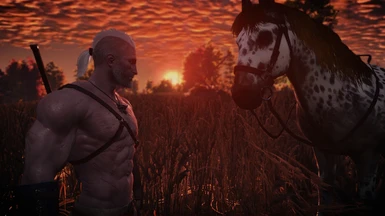 Geralt the last Mohicans on steroids V 3 and chest hair white 1