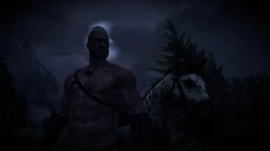 Geralt the last Mohicans on steroids V 3 and chest hair white 4