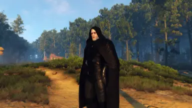 KM Cloak + Wiedzman Texture + AMM Black Pack ReTexture