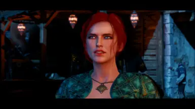 Triss Big Auburn Bun Hairstyle (Combined DLC Hair) at The Witcher 3 ...