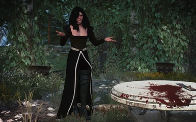 with another mod ( stylish yennefer - seducing black )