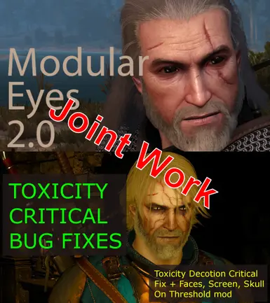 Joint Work - Modualr Eyes with Toxicity Critical Bug Fixes