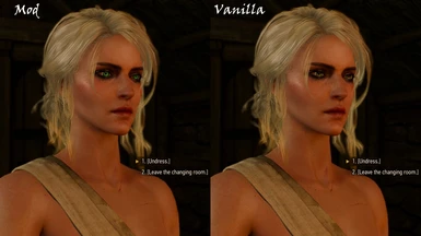 Ciri - Mod vs Vanilla