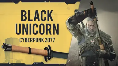 Cyberpunk 2077 Black Unicorn Katana