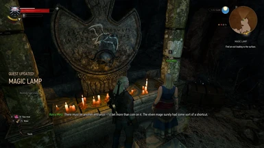 Fixed Missing Comment - Keira and Geralt During Wandering in the Dark and Magic Lamp