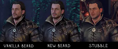 vanilla beard / new beard / stubble