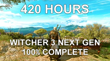 The Witcher 3 Next Gen 100 Percent Complete Save