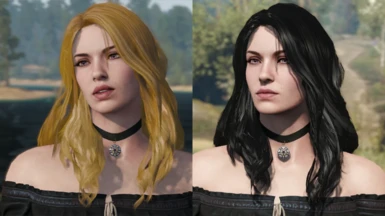 Vivienne Hair for Yennefer - Blonde and Black