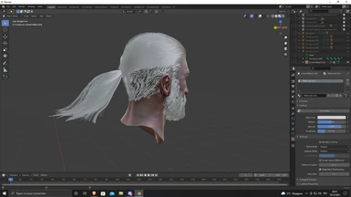 Modders Resource - Vanilla Editable Redfur (Hair Simulation)
