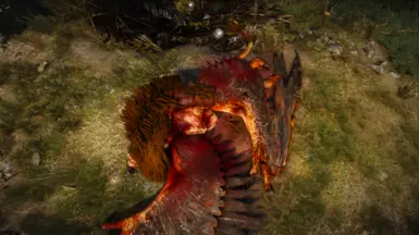 Dead gryphon in White Orchard (Darker)