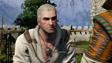 witcher3 less visible face scars v2