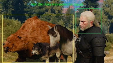 Fake Hairworks (Geralt)