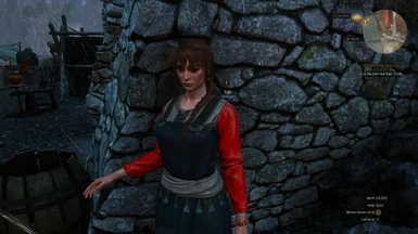 BiA>WDS: Red Sleeves on woman