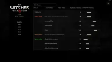 Configuration Menu