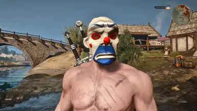 clown thug mask