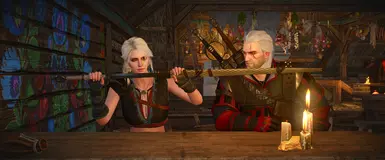 4K Widescreen Cutscene - Ciri as Witcher