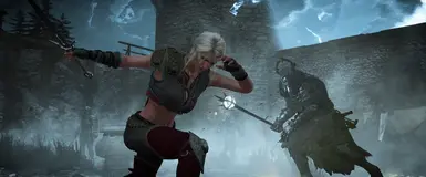 4K Widescreen Cutscene - Ciri vs Wild Hunt