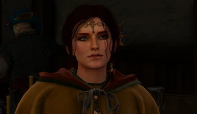 Lore Triss mod with Triss blue eyes mod