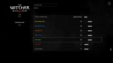 4.04.5 herb mod menu option
