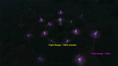 (Base) Yrden Range + info