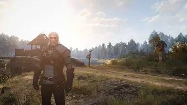 Vanilla Game - everything set to ON/Ultra+  , noice Lens Dirt effect?