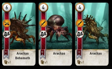 Gwent Arachas Summon Bug Fix for 1.10 and above