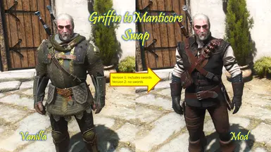 Classic Manticore Armor - Witcher 1 Style Manticore Armor at The Witcher 3  Nexus - Mods and community