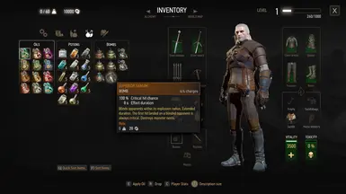 Witcher 3 NEW GAME - SAVE GAME - EASY MODE WITH FULL ARMOR WEAPON OIL ...