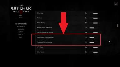 Recommended HUD Configuration settings.