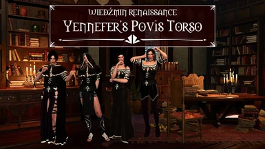 Wiedzmin Renaissance - Yennefer's Povis Torso