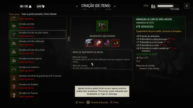 Grandmaster Wolven Armor - PTBR - No Translation