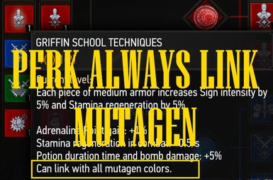 Perk Always Link Mutagen
