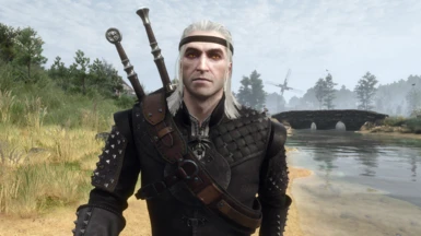Geralt without face scars (Scarless Geralt)