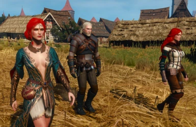 Triss DLC Hair and Outfit only for Masquerade Ball