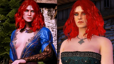 Curly and Short Hair for Triss