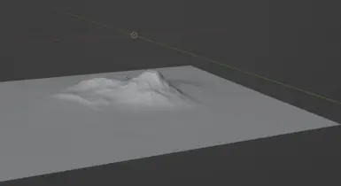 preview Plateaus Mountain on blender