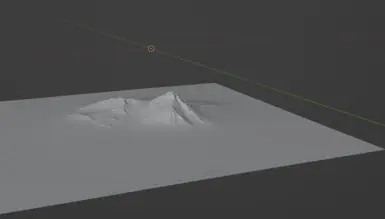preview Ridge Mountain on blender