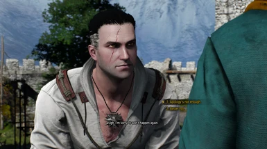 Brown Human Eyes For Geralt