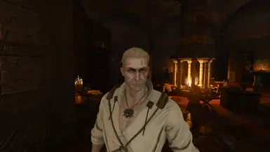 One face reboot mesh and Witcher 2 Styled Geralt (Paler), Weathered face