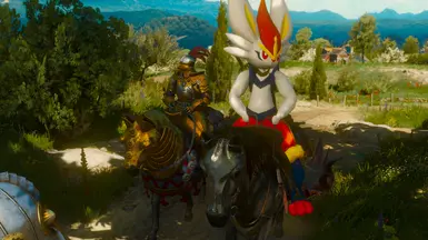 Cinderace as Geralt