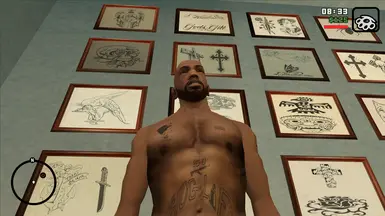 The GTA Place  CJs New Tattoos