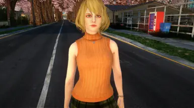 Download Ashley Graham from Resident Evil 4 Remake for GTA San Andreas