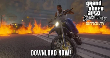 Grand Theft Auto San Andreas Difficulty mod