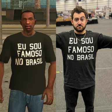 Camisa do Greg Eu Sou Famoso no Brasil
