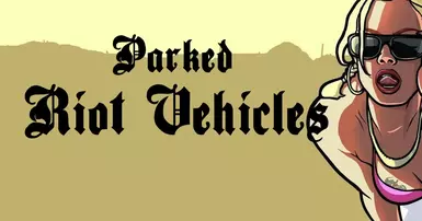 Parked Riot Vehicles