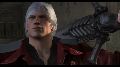 Dante young clean shaved face mod